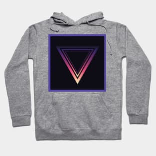 inverted triangle glow Hoodie